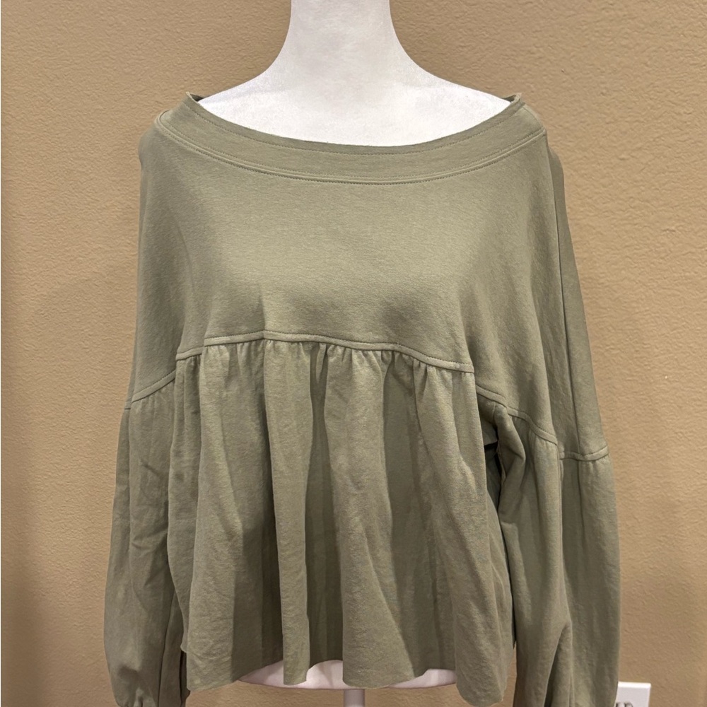 Olive Green Women's Top